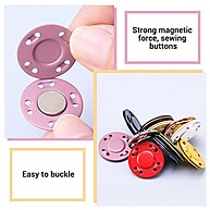 Botões Magnéticos: Fixação Fácil e Elegante! - imagem 1