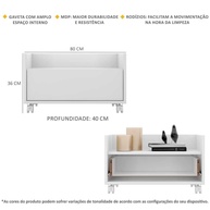 Mesa de Cabeceira 80cm: Prática e Elegante! - imagem 2