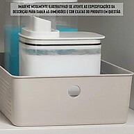 2x Cestos OU Flow Bege 5,4L – Organização Prática e Elegante - imagem 2