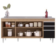 Balcão de Cozinha 180cm Dallas: Prático e Elegante - imagem 2
