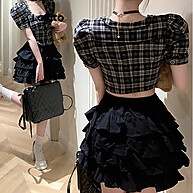 Blusa Gingham Lovito: Estilo Preppy e Elegante - imagem 2