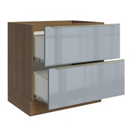 Balcão de Cozinha Madesa Lux 80cm: Rustic e Elegante - imagem 2