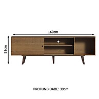 Rack para TV 65” Dubai Madesa - Rústico e Elegante - imagem 2