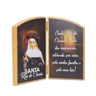 Capelinha de Santa Rita em Madeira - Decoração Religiosa Elegante e Duradoura - imagem 5
