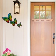 Enfeite de Parede Trio de Borboletas em MDF – Decoração Elegante para Casa, Varanda e Jardim - imagem 3