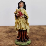 Imagem de Santa Terezinha em Resina - 15 cm | Decoração Devocional Elegante - imagem 2