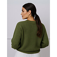 Blusa Cropped Tricô Lã Inverno Elegante - imagem 1