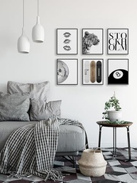 Pôsteres Modernos Estilo Estocolmo 20x25cm - Arte de Parede Elegante para Quarto e Sala - imagem 3