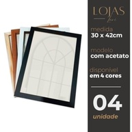 Kit 4 Molduras A3 30x42cm em Acetato Branco - Proteção Elegante para Diplomas e Fotos - imagem 5