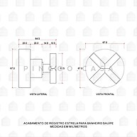 Acabamento de Registro Sauípe: Prata Elegante - imagem 2