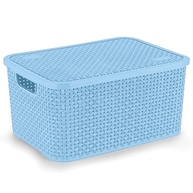 Cesto Organizador Rattan Azul Baby G - Design Elegante e Prático para Casa - imagem 1