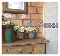 Pastilha Adesiva Azulejo Português Resinada - Kit 4 Placas para Decoração Fácil e Elegante - imagem 5