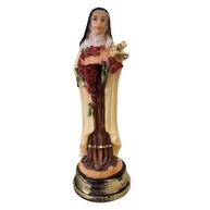Imagem de Santa Terezinha em Resina 9 cm - Decoração Devocional Elegante - imagem 2