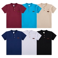 Camisetas Henley Infantil: Kit 3 Peças Elegantes - imagem 2