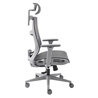 Cadeira de Escritório Elements Vertta Pro Cinza Full Mesh - Design Ergonômico Premium - imagem 4