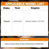 Bomba de Combustível Elétrica para Nissan Altima Teana 2.0L 2.5L (2019-2022) - Substituição OE 17040-6CA0A - imagem 5