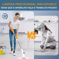 Escova de Limpeza Elétrica 360º Recarregável 9 em 1 - MOP Automático para Pisos e Superfícies - imagem 5
