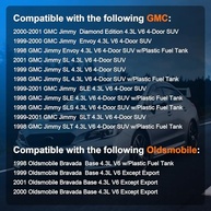 Conjunto Bomba Combustível Elétrica para Chevy Blazer GMC Jimmy Envoy Bravada 4.3L V6 (1998-2005) - Substituição E3992M - imagem 3