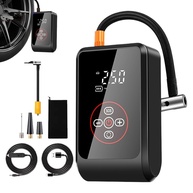 Compressor de Ar Portátil: Bomba Elétrica com Desligamento Automático e Tela LED | Essencial para Carro, Moto, Bike e Mais! - imagem 1