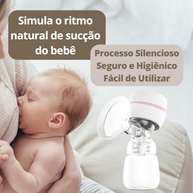 Bomba de Tirar Leite Materno Elétrica com Tela LED - 3 Modos e 9 Níveis de Sucção + Protetor de Silicone 180ml - imagem 4
