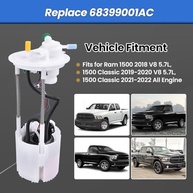 Bomba de Combustível Elétrica Premium para Ram 1500 (2018-2022) - OE 68399001AC - imagem 4