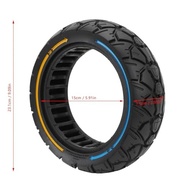 Pneu Sólido Off-Road 25x7.6cm para Scooter Elétrica: Aderência, Durabilidade e Sem Manutenção - imagem 5