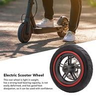 Roda traseira de scooter elétrica, disco de freio de 120 mm, cubo de roda para pneu elétrico à prova de perfuração, pneu pneumático vermelho para Mi PRO PRO2 M3 - imagem 4