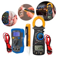 Kit Essencial Eletricista: Multímetro Digital, Alicate Amperímetro e Caneta Detector de Tensão Premium - imagem 3