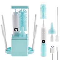 Limpador Elétrico de Mamadeira com Luz Indicadora - Kit Completo Recarregável - imagem 2
