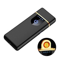 Isqueiro Elétrico USB Recarregável Slim Preto - Ignição a Arco, LED e Design Moderno - imagem 4