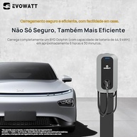 Evowatt Gold 7.4kW: Carregador Inteligente para Carros Elétricos Domésticos com APP WiFi/Bluetooth - imagem 5