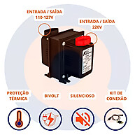 Auto Transformador Bivolt 3000VA – Solução Segura para Eletrodomésticos - imagem 2