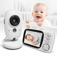Babá Eletrônica com Visão Noturna HD, Áudio Bidirecional e Monitor LCD - Segurança Total para Bebês - imagem 1