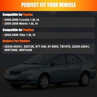 Corpo de Acelerador Eletrônico Toyota Corolla Matrix Pontiac Vibe 1.8L L4 (2005-2008) - Peça de Reposição OE 22030-0D031 - imagem 3