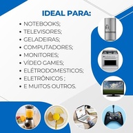Kit 2 Protetores de Rede Elétrica Sylc 220V: Segurança Total para Seus Eletrônicos - imagem 5