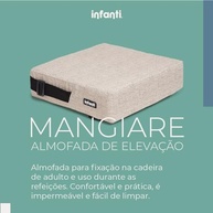Almofada de Elevação Infantil Mangiare Bege - Segurança e Conforto nas Refeições - imagem 3