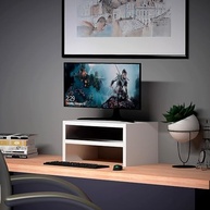 Suporte para Monitores de Mesa Elevado 33x15cm em MDF Reforçado 15mm – Design Moderno e Ergonômico - imagem 3