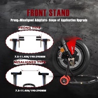 Suporte Elevatório Universal para Motocicleta: Dianteiro e Traseiro com 4 Adaptadores - imagem 5