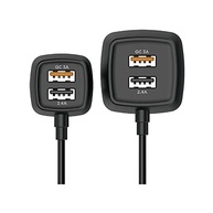 Carregador Veicular Universal ELG CC4SQC: Carga Rápida 60W, 4 Portas USB (2x USB-C, 2x USB-A) e Extensor para Banco Traseiro - imagem 4