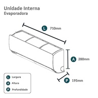 Ar-Condicionado Split Elgin Eco Inverter II Wi-Fi 9.000 BTUs - Refrigeração Inteligente e Econômica - imagem 3