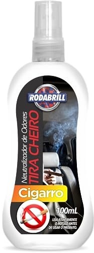 Tira Cheiro Cigarro Rodabrill 100ml: Elimine Odores e Renove o Ar do Seu Carro - imagem 2