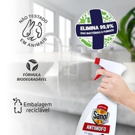 Sanol A7 Anti-Mofo 330ml - Elimine Odores e Fungos com Fungicida Profissional - imagem 5