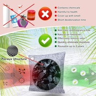 Elimine Odores com Absorvedor de Carvão Ativado Nature Fresh - Kit 8 Unidades - imagem 4