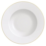Prato Raso Filetado Tramontina Elisa em Porcelana com Borda Dourada 28 cm - Elegância e Durabilidade na Mesa - imagem 2