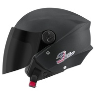 Capacete Aberto Pro Tork New Liberty 3 Elite Fosco Preto Tamanho 58 com Viseira Fumê - imagem 1