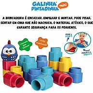 Blocos de Montar Galinha Pintadinha Mini 15 Peças - Elka - imagem 2