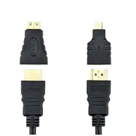 Cabo HDMI 3 em 1: Conecte Notebooks e Dispositivos com Mini/Micro HDMI em Full HD 1080p (1,5m) - imagem 5
