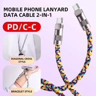 Cabo 2 em 1 USB-C 60W: Carregue Rápido! - imagem 2
