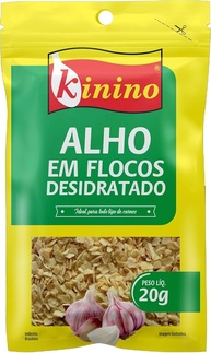 ALHO DESIDRATADO EM FLOCOS KININO 20G - imagem 2