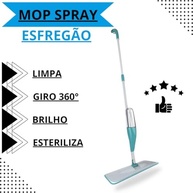 Mop Spray 3 em 1 com Reservatório 400ml - Esfregão Giratório com Pulverizador para Limpeza Rápida e Eficiente - imagem 4